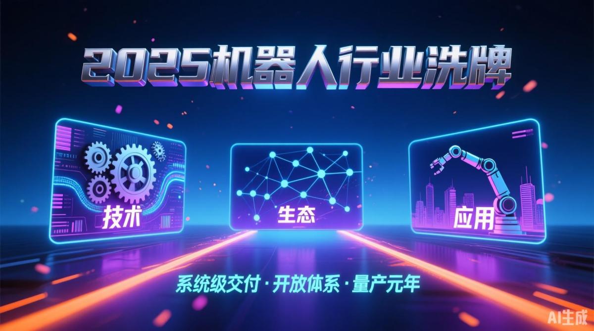 2025机器人行业洗牌，技术-生态-应用三维决战开启