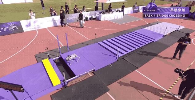 机器人集体到香港户外自主极限挑战,四足比人形强