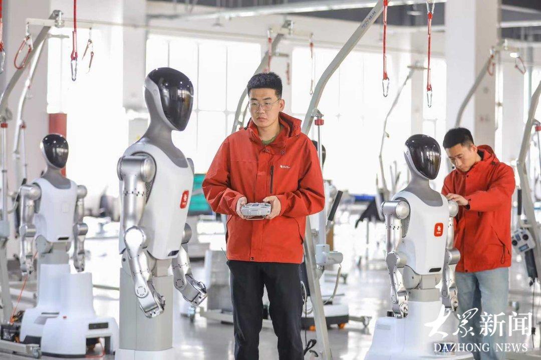 人形机器人岗前“集训”