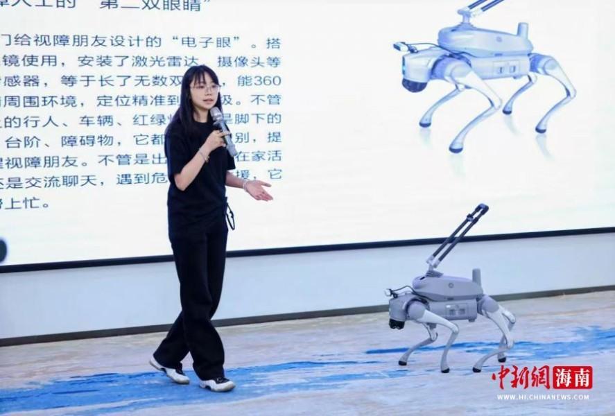 海南自贸港具身智能机器人创业者路演大会举行